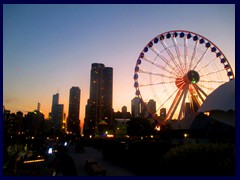 Chicago at sunset - Navy Pier 30